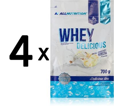 4 x Whey Delicious, White Chocolate Coconut - 700g