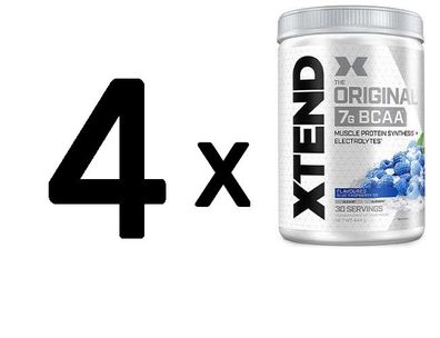 4 x Xtend, Blue Raspberry - 416g