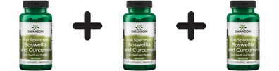 3 x Full Spectrum Boswellia and Curcumin - 60 caps