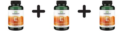 3 x Vitamin E, 1000 IU - 60 softgels