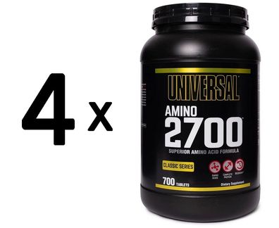 4 x Amino 2700 - 700 tablets