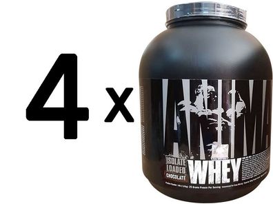 4 x Animal Whey, Chocolate - 2300g