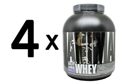 4 x Animal Whey, Vanilla - 2300g