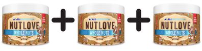 3 x Nutlove Whole Nuts, Almonds in White Chocolate & Cinnamon - 300g