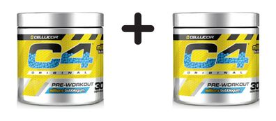 2 x Cellucor C4 Original (30 serv) Millions Bubblegum