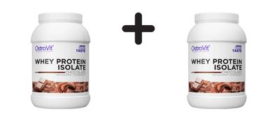 2 x OstroVit Whey Protein Isolate (700g) Chocolate