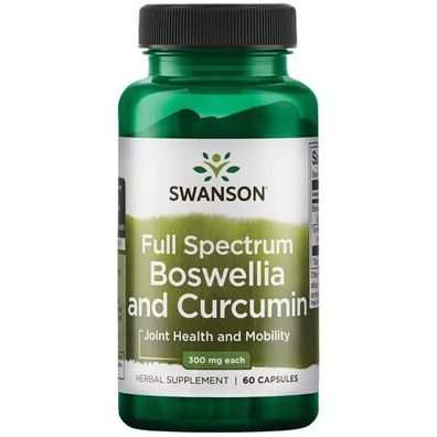 Full Spectrum Boswellia and Curcumin - 60 caps