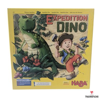 Expedition Dino Spiel von HABA Expedition Dino Kinder Brettspiel | Figur fehlt