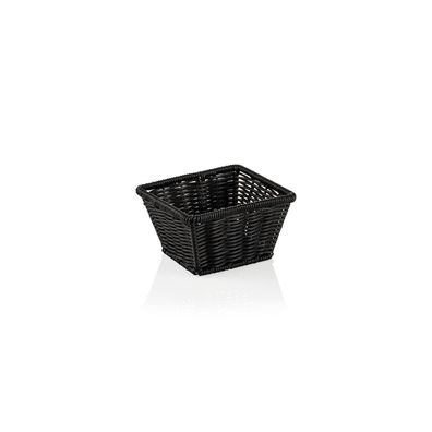 1/6 GN Brotkorb Buffetkorb Frühstückskorb Polypropylen 17,5 x 16 x 10 cm schwarz