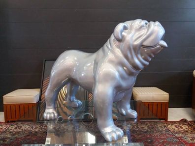 Design Figuren Skulpturen Moderne Bulldogge Skulptur Deko Skulpturen Statuen Neu