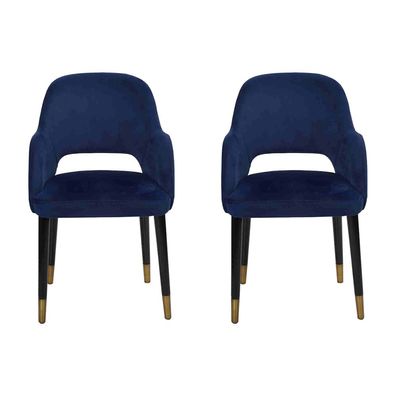 Exklusive 2X Blaue Moderne Stühle Küchenmöbel Designer Holzgestell Möbel
