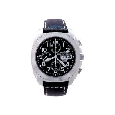 Zeno-Watch - Armbanduhr - Herren - Square XL Pilot Chrono-Date - 8600TVDD-a1