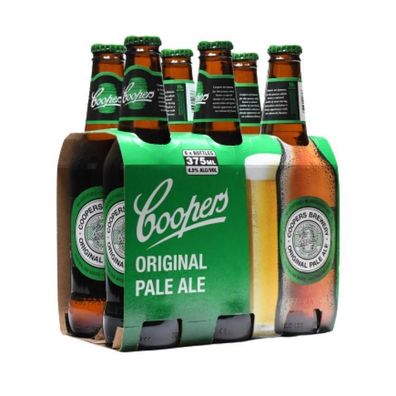 Coopers Original Pale Ale Bottle 4.5 % vol. 6x375 ml