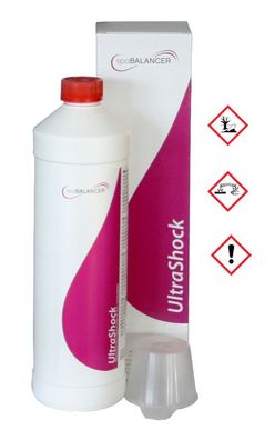 SpaBalancer UltraShock Whirlpool Spa Reiniger auf Basis von Aktivsauerstoff 1L