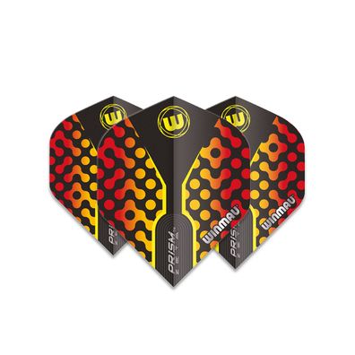 Flights Winmau Prism Zeta Black, Yellow & Red - 6915.308