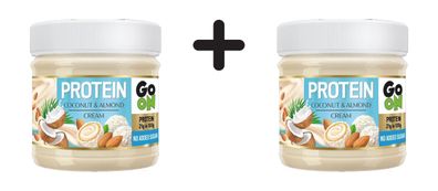 2 x Go On Nutrition Protein Coconut and Almond Cream (180g) Coconut and Almond