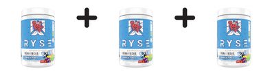3 x RYSE BCAA Focus (30 Serv) Kool-Aid® Tropical Punch