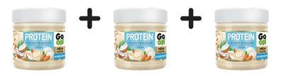 3 x Go On Nutrition Protein Coconut and Almond Cream (180g) Coconut and Almond