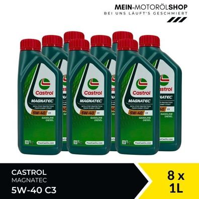 Castrol Magnatec 5W-40 C3 8x1 Liter