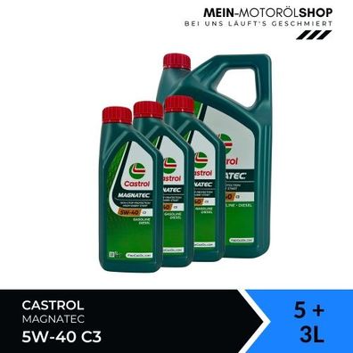 Castrol Magnatec 5W-40 C3 5 + 3 Liter