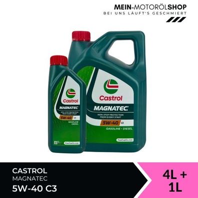 Castrol Magnatec 5W-40 C3 4 + 1 Liter