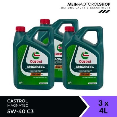 Castrol Magnatec 5W-40 C3 3x4 Liter