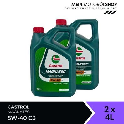 Castrol Magnatec 5W-40 C3 2x4 Liter