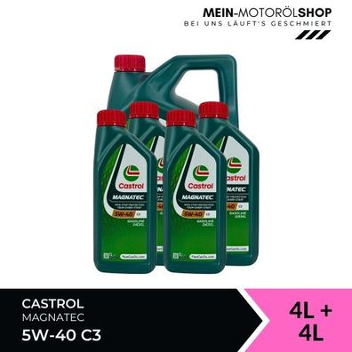 Castrol Magnatec 5W-40 C3 4 + 4 Liter