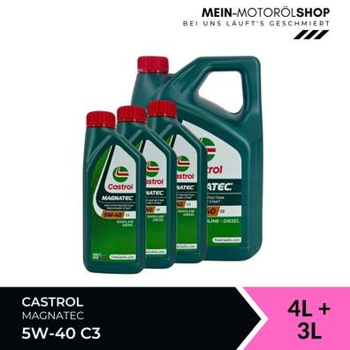 Castrol Magnatec 5W-40 C3 4 + 3 Liter