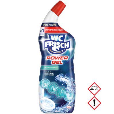 WC Frisch Power Gel Meeresfrische WC Tiefenreinigung 750ml