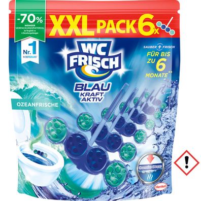 WC Frisch Blau Kraft-Aktiv Ozean-Frische