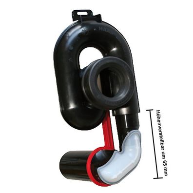 Urinal - Siphon DN50, höhenverstellbar um 65mm, waagerecht, 6000