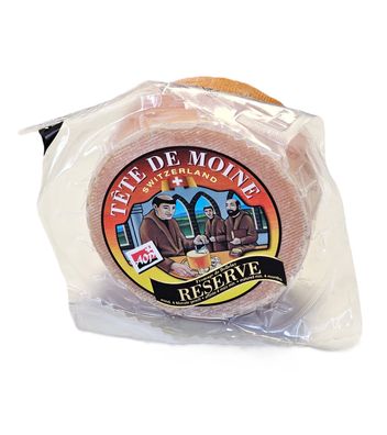 Tete de Moine Reserve AOP Käse 400g für Girolle Käsehobel halber Laib