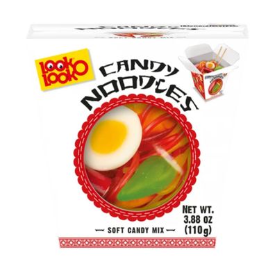 Look O Look Candy Noodles Box Fruchtgummi und Schaumzucker 110g