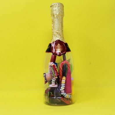 Retro Süßigkeiten in Sektflasche Highlights aus der Kindheit 215g