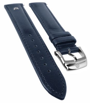 Maurice Lacroix Eliros Elegant | Ersatzband Kalbsleder, d. blau 33355