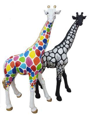 Designer Figuren Moderne Dekorationen Garten Giraffe Statue Skulptur Skulpturen