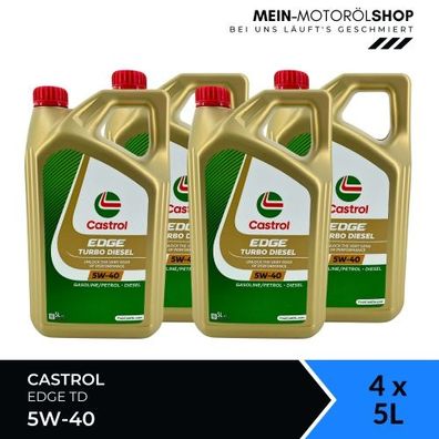 Castrol Edge TD 5W-40 4x5 Liter