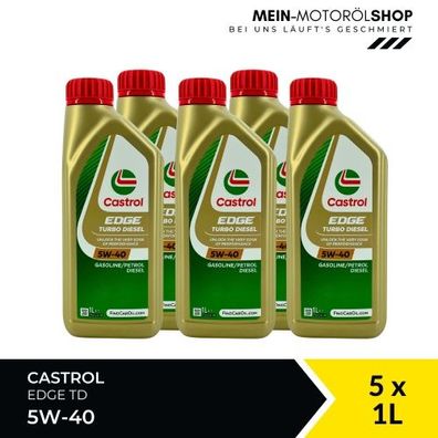 Castrol Edge TD 5W-40 5x1 Liter