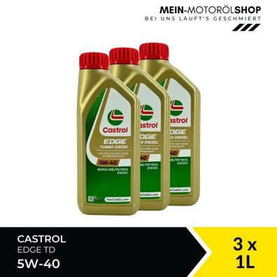 Castrol Edge TD 5W-40 3x1 Liter