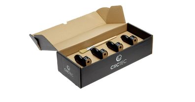 Efalock CLICTEC® Laufrolle für PICCOLO® schwarz (4er-Pack)