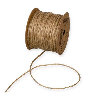 Halbach Jutekordel Dekoband Kordel Farbe natur Basteln 50m Rolle