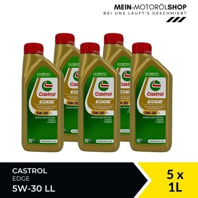 Castrol Edge 5W-30 LL 5x1 Liter