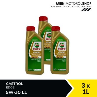 Castrol Edge 5W-30 LL 3x1 Liter