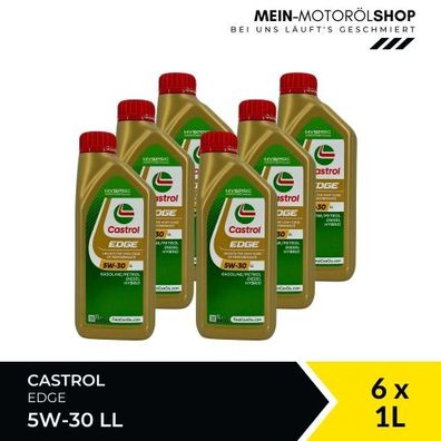 Castrol Edge 5W-30 LL 6x1 Liter