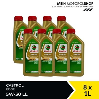 Castrol Edge 5W-30 LL 8x1 Liter