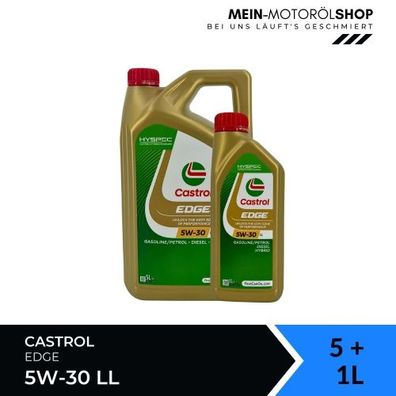 Castrol Edge 5W-30 LL 5 + 1 Liter