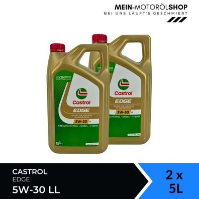 Castrol Edge 5W-30 LL 2x5 Liter