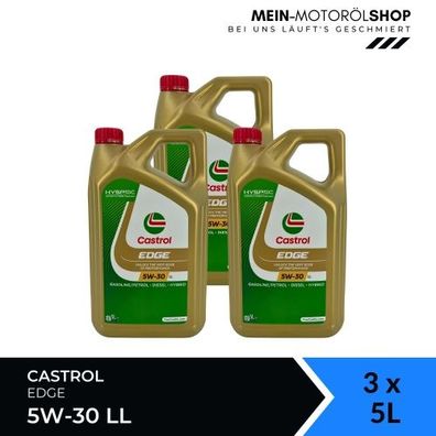 Castrol Edge 5W-30 LL 3x5 Liter