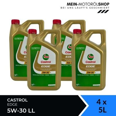 Castrol Edge 5W-30 LL 4x5 Liter